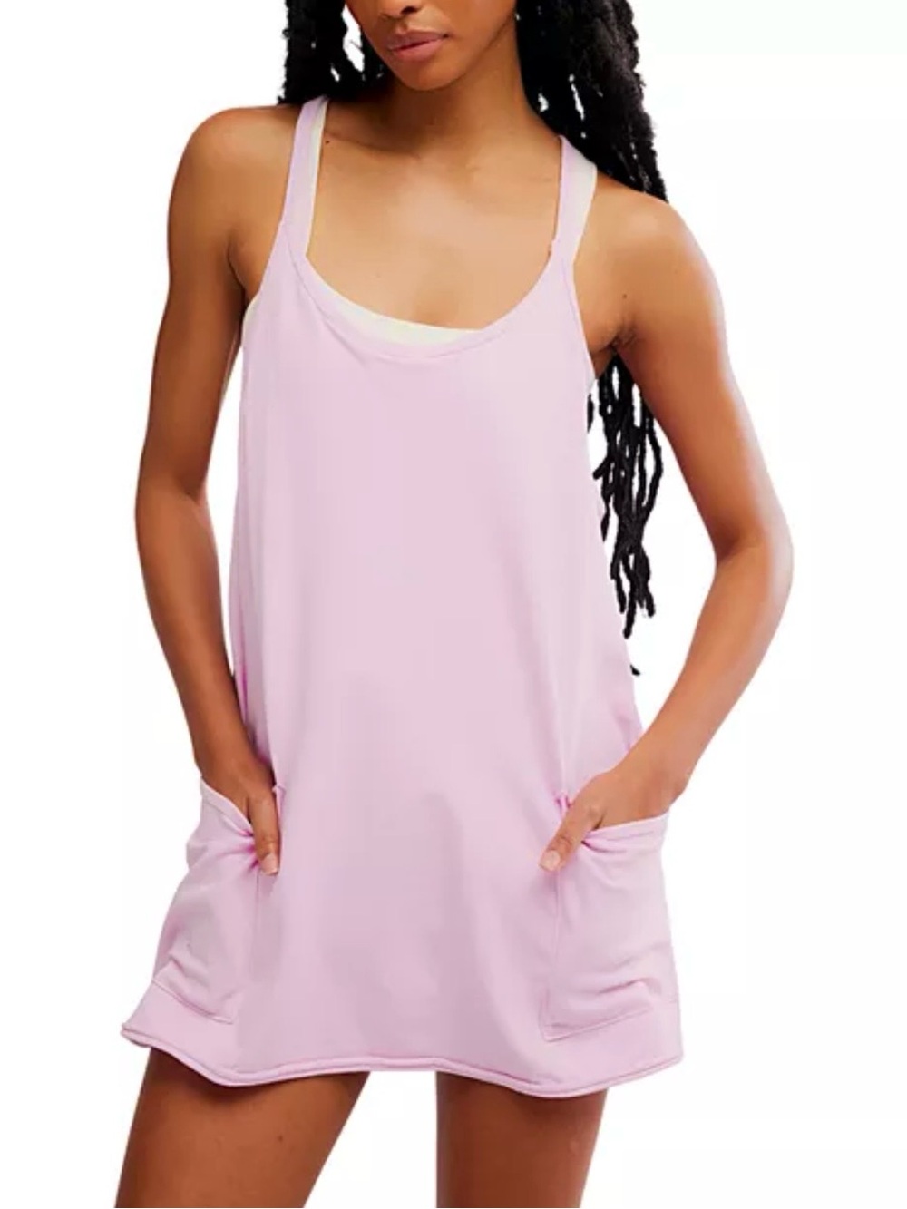 NWT FREE PEOPLE HOT SHOT LAVENDER DRESS SIZE SMALL!!